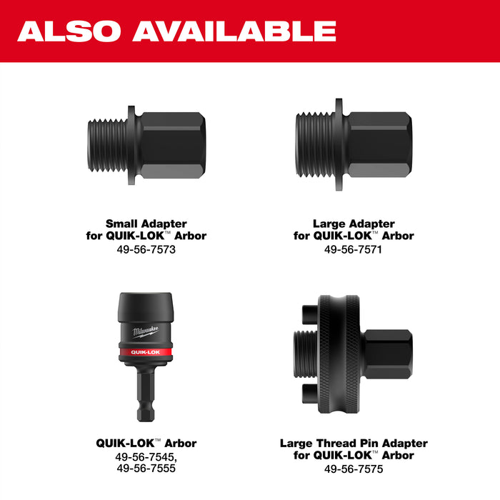 Milwaukee QUIK-LOK™ Hole Enlarger Adapter 49-56-7576