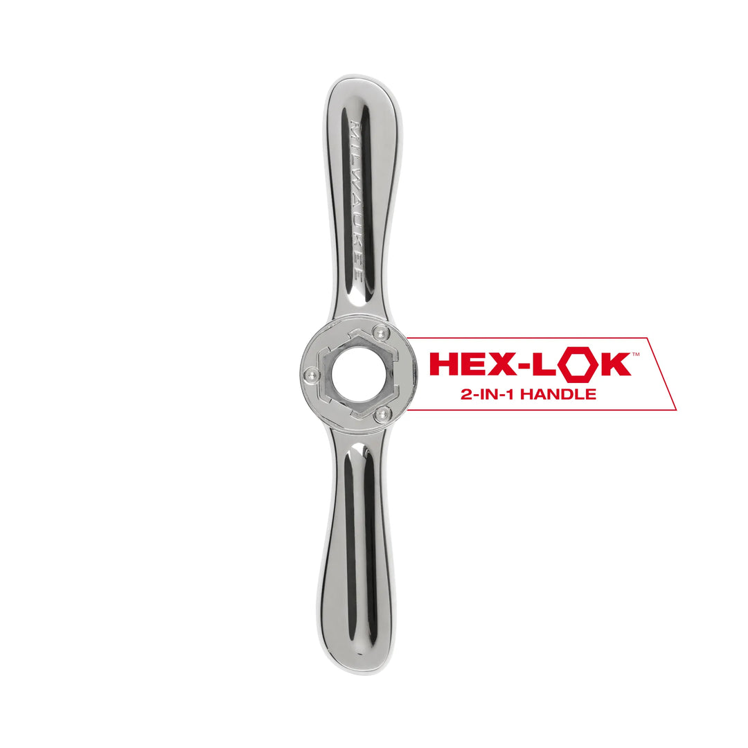 MILWAUKEE HEX-LOK™ 2-IN-1 Tap & Die Threading Handle