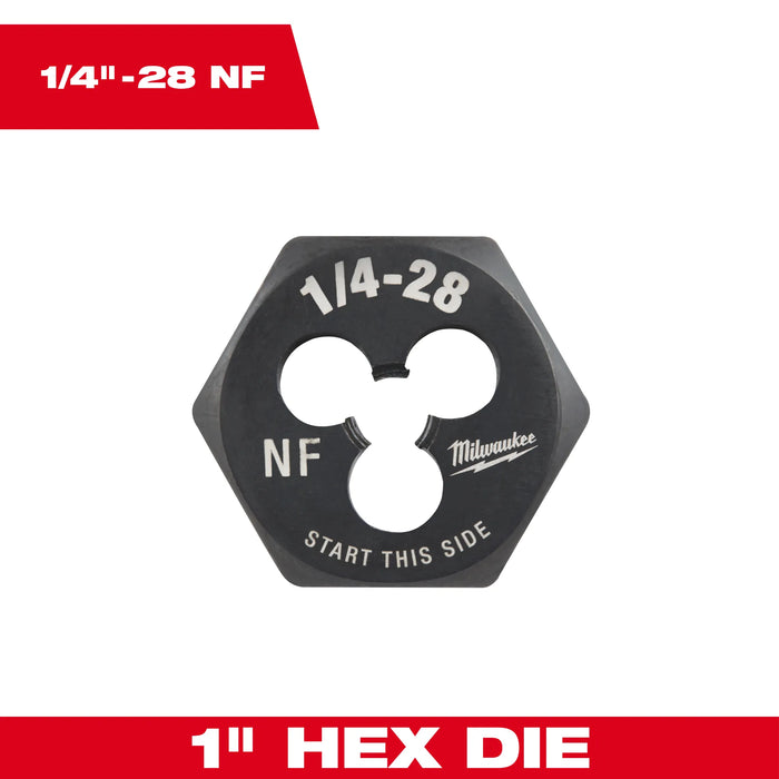 MILWAUKEE SAE 1" Hex Threading Die