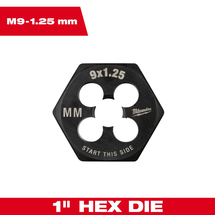 MILWAUKEE Metric 1" Hex Threading Die