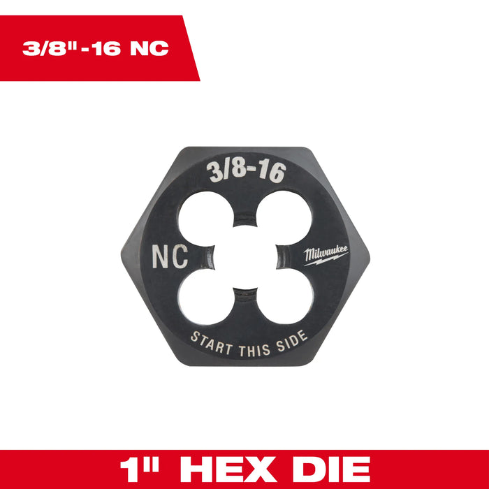 MILWAUKEE SAE 1" Hex Threading Die