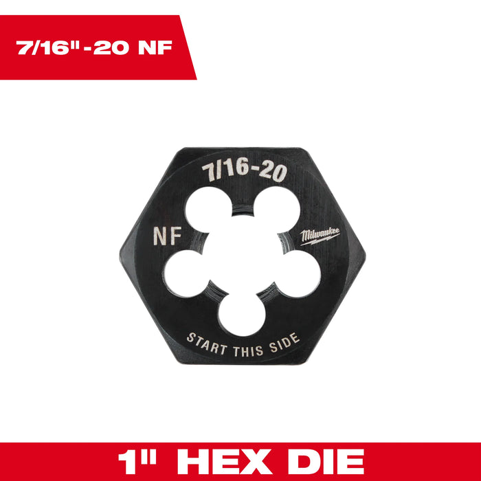 MILWAUKEE SAE 1" Hex Threading Die