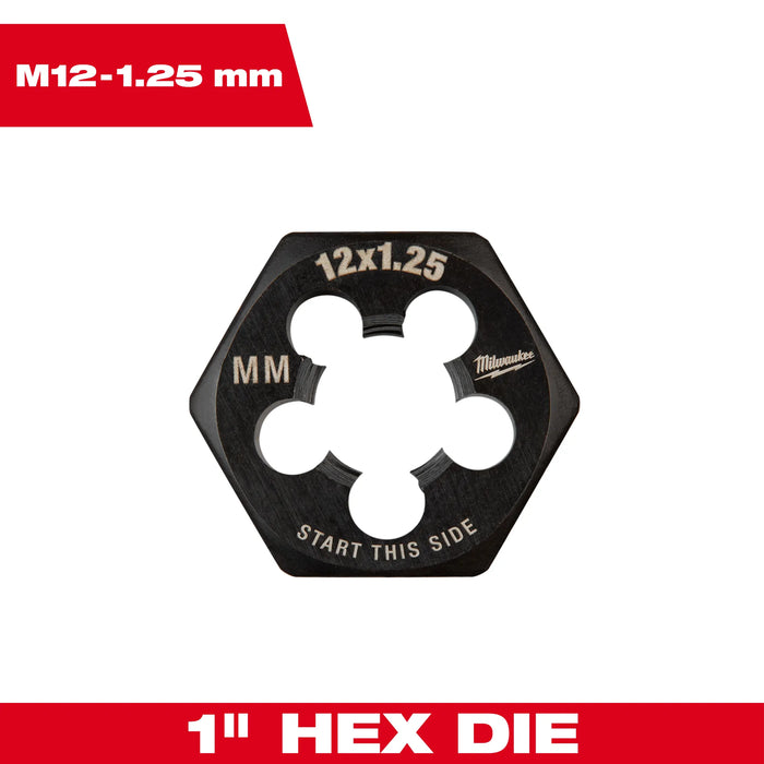 MILWAUKEE Metric 1" Hex Threading Die