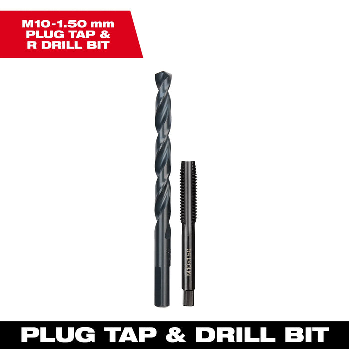 MILWAUKEE Metric Straight Flute Plug Tap & Drill Bit Set