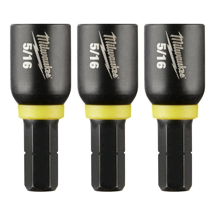 MILWAUKEE SHOCKWAVE IMPACT DUTY™ 5/16" Insert Magnetic Nut Driver (3 PACK)