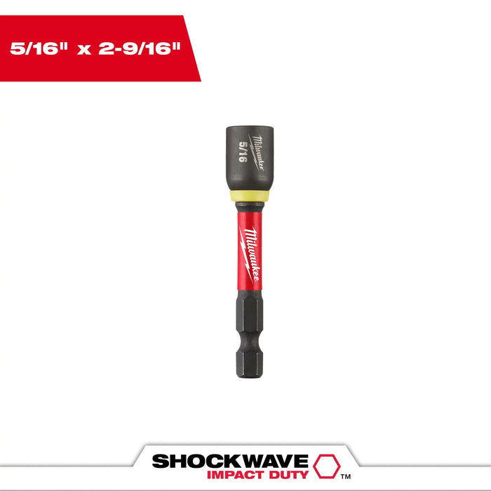 Milwaukee SHOCKWAVE Impact Duty 5/16" x 2-9/16" Magnetic Nut Driver 49-66-4833