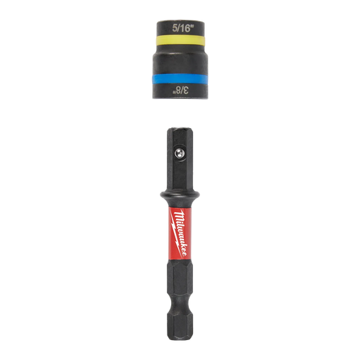 MILWAUKEE 5/16" & 3/8" X 2-1/2" SHOCKWAVE IMPACT DUTY™ QUIK-CLEAR™ 2-IN-1 Magnetic Nut Driver