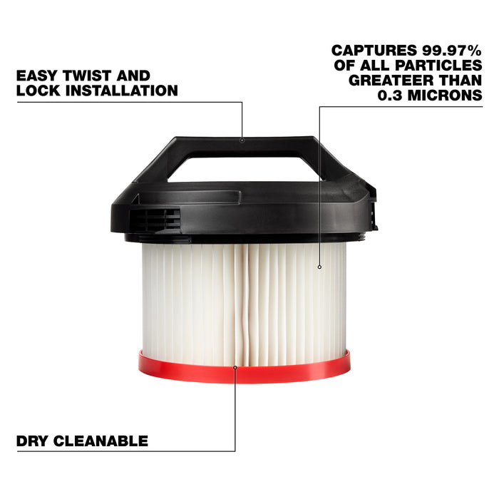 Milwaukee HEPA Filter for 0895-20 49-90-1961