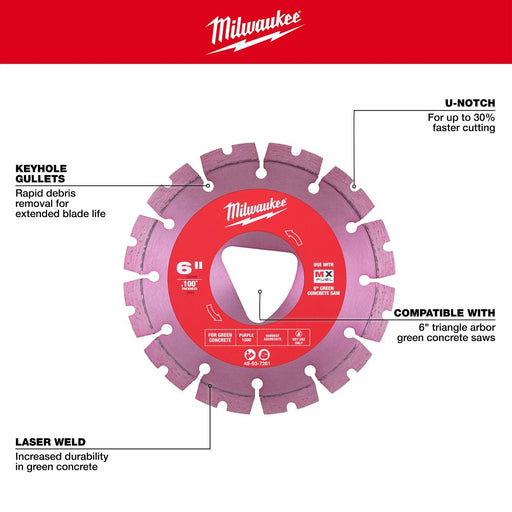 Purple 6” x .100” Blade