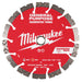 MILWAUKEE 7" DIAMOND MAX™ Segmented Turbo General Purpose Blade