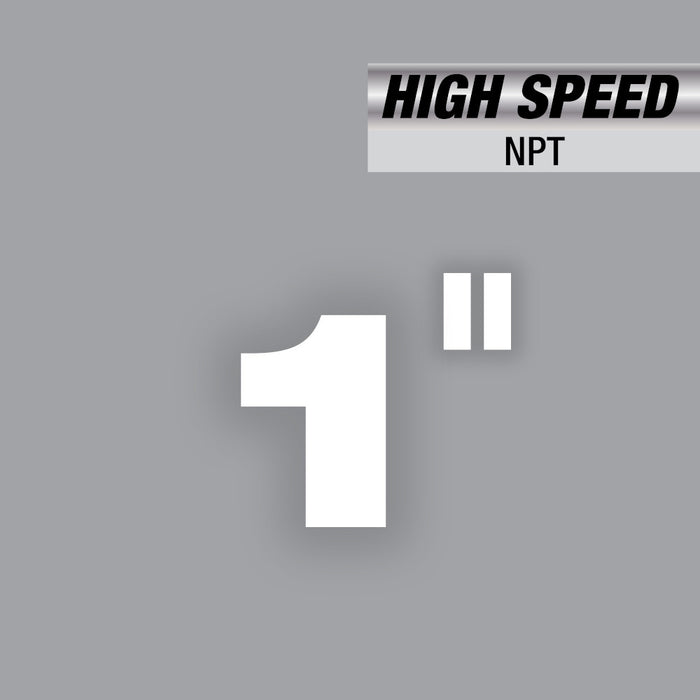 Cabezal de troquel de aluminio forjado para roscado de tubos portátil NPT de ALTA VELOCIDAD de 1" MILWAUKEE