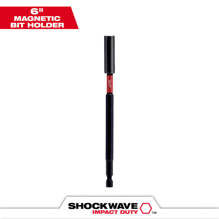 Milwaukee Tools SHOCKWAVE 6" Impct MAG BIT Hldr 48-32-4511