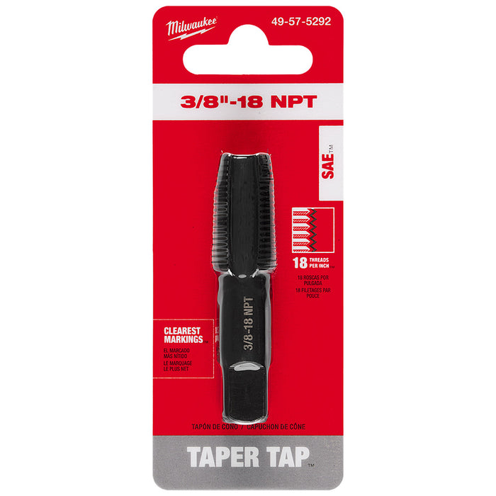 MILWAUKEE Straight Flute Taper Tap