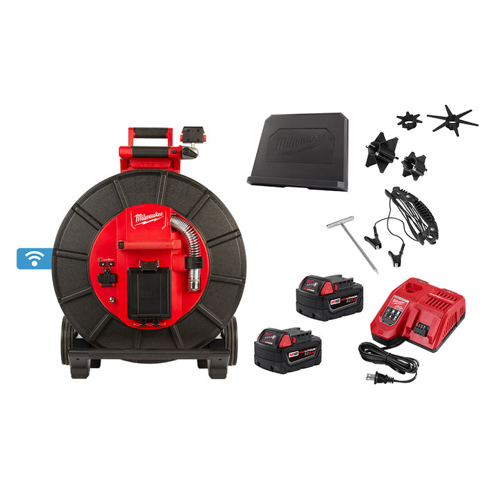 MILWAUKEE M18™ 200’ Stiff Modular Pipeline Inspection System Kit