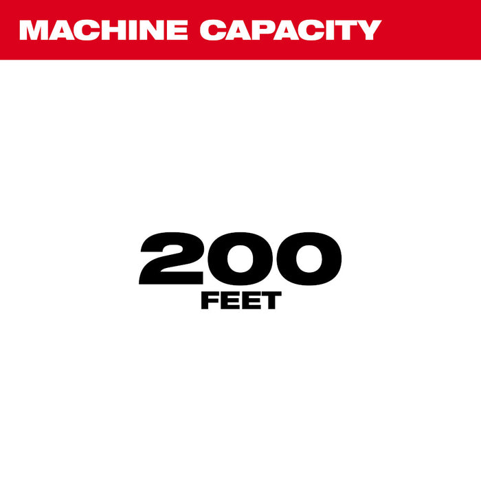 Kit de máquina de tambor para alcantarillado MILWAUKEE MX FUEL™ con POWERTREDZ™