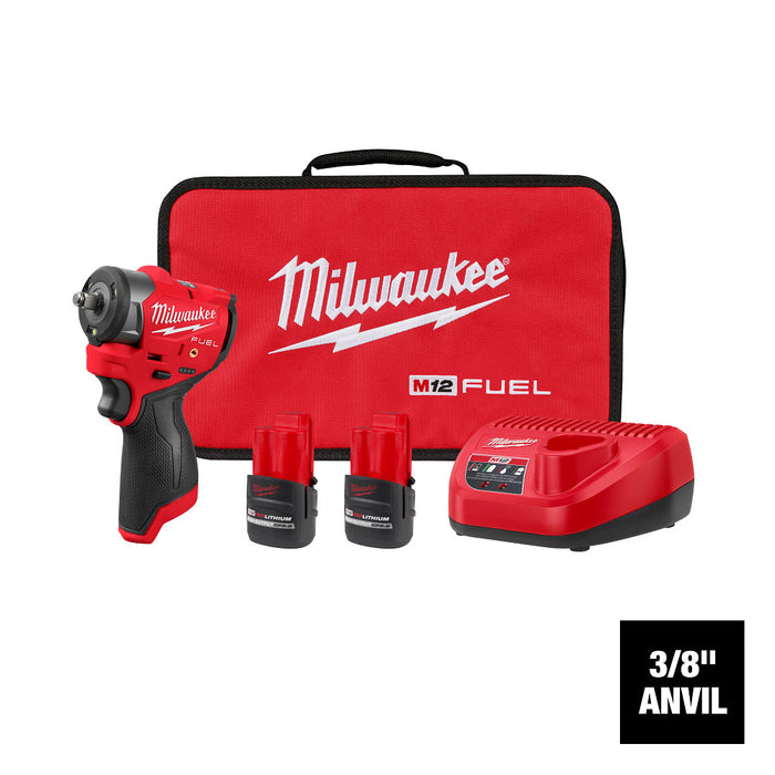 MILWAUKEE M12™ Kit de destornillador de impacto hexagonal de 1/4”