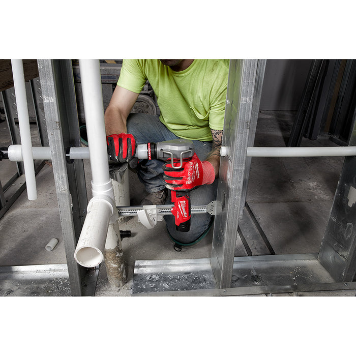 Expansor MILWAUKEE M12 FUEL™ ProPEX® con cabezales expansores RAPID SEAL™ ProPEX® de 1/2"-1"