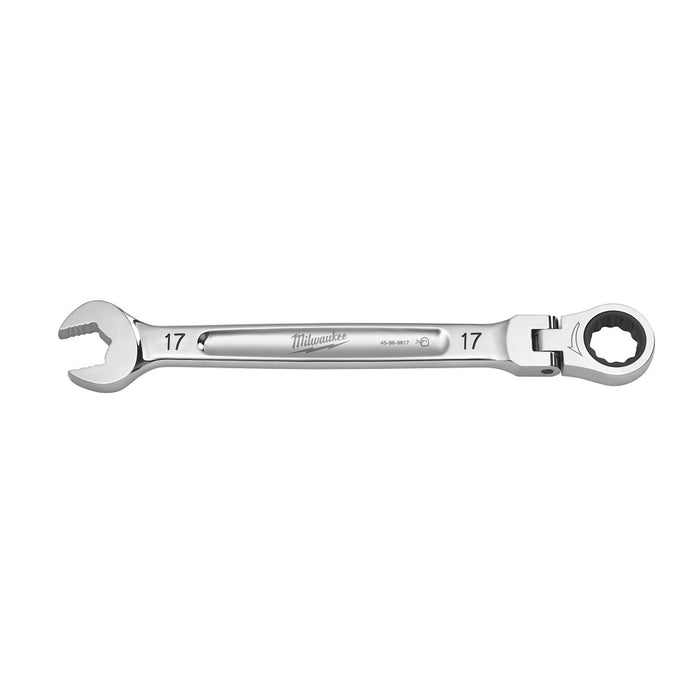 MILWAUKEE Flex Head Ratcheting Combination Wrench - Metric