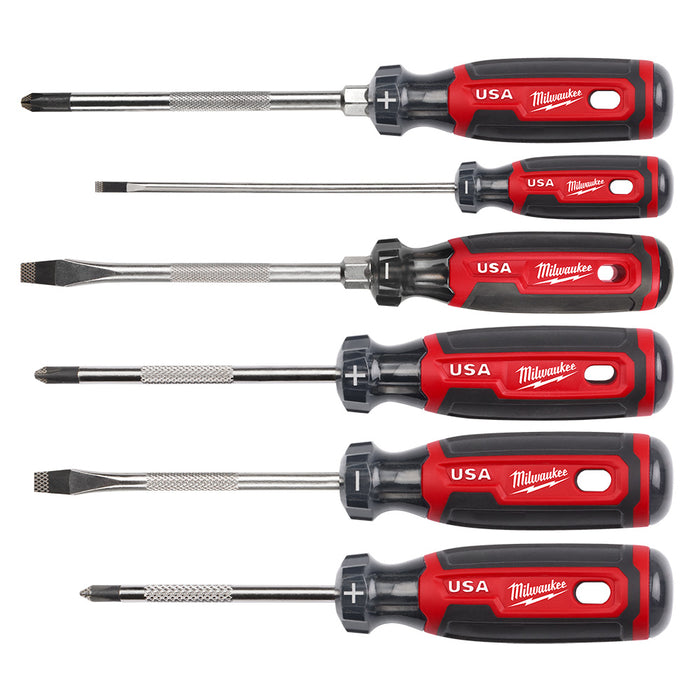 MILWAUKEE 6 PC. Cushion Grip Screwdriver Set