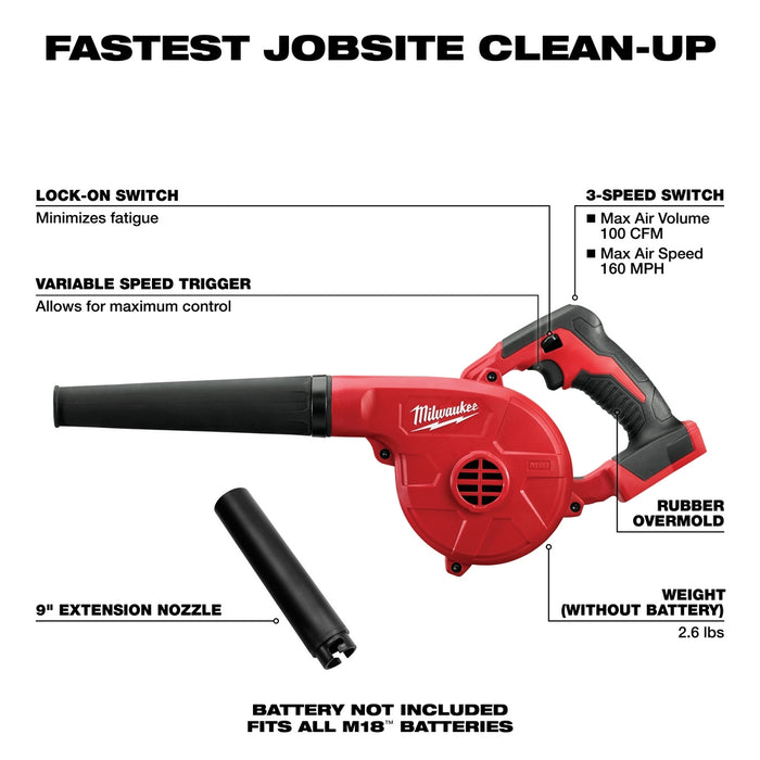 MILWAUKEE M18™ Compact Blower (Tool Only)