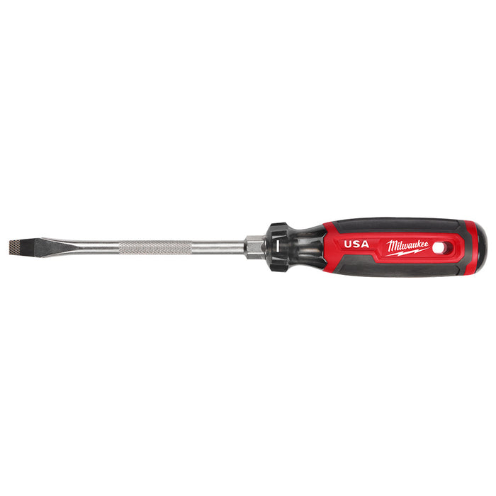 MILWAUKEE 5/16" Slotted 6" Cushion Grip Screwdriver