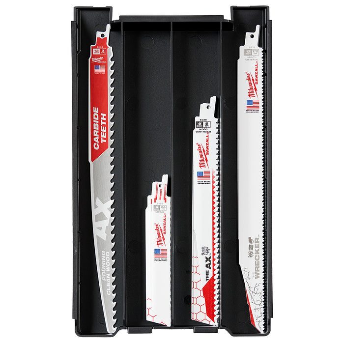 MILWAUKEE 15 PIEZAS. Kit de cuchillas SAWZALL® PACKOUT™