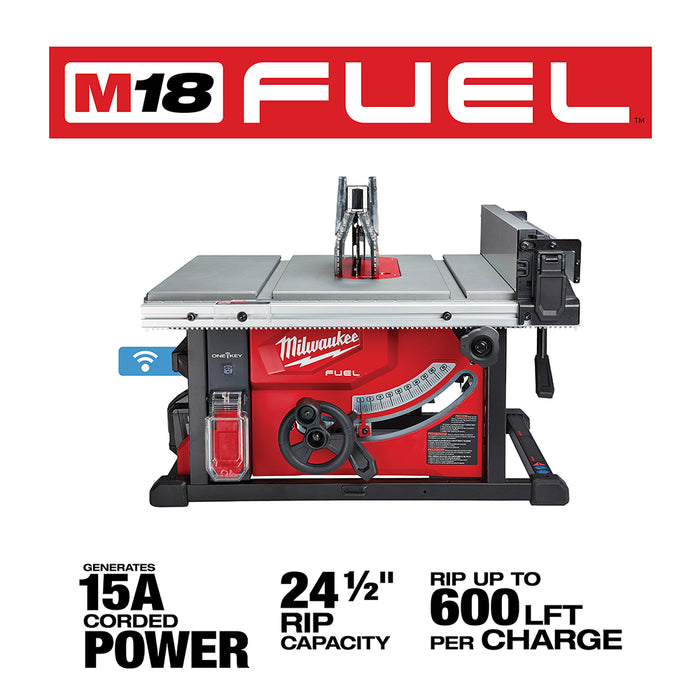MILWAUKEE M18 FUEL™ 8-1/4" Table Saw w/ ONE-KEY™ Kit