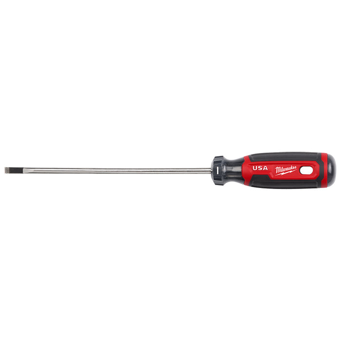 MILWAUKEE 3/16" Cabinet 6" Cushion Grip Screwdriver