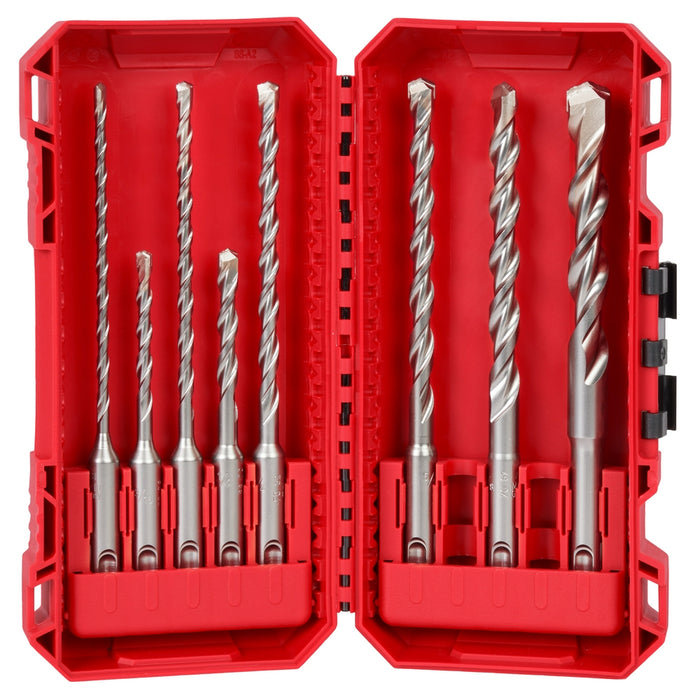MILWAUKEE 8 PIEZAS. Kit de brocas de 2 cortadores SDS PLUS M/2™