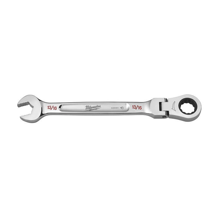 MILWAUKEE Flex Head Ratcheting Combination Wrench - SAE