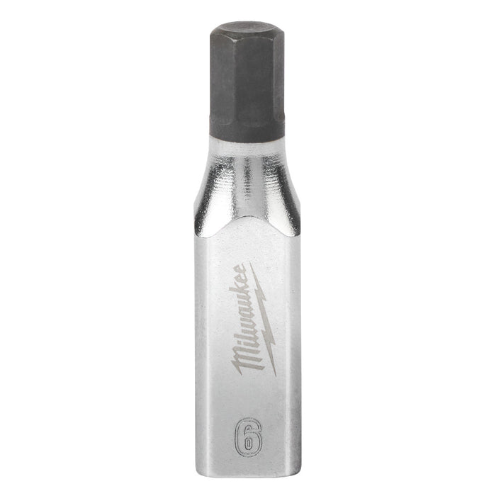 MILWAUKEE Dados con punta hexagonal con accionamiento de 1/4" - Métricos
