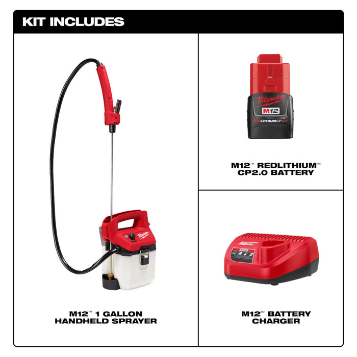 Kit de rociador manual de 1 galón MILWAUKEE M12™