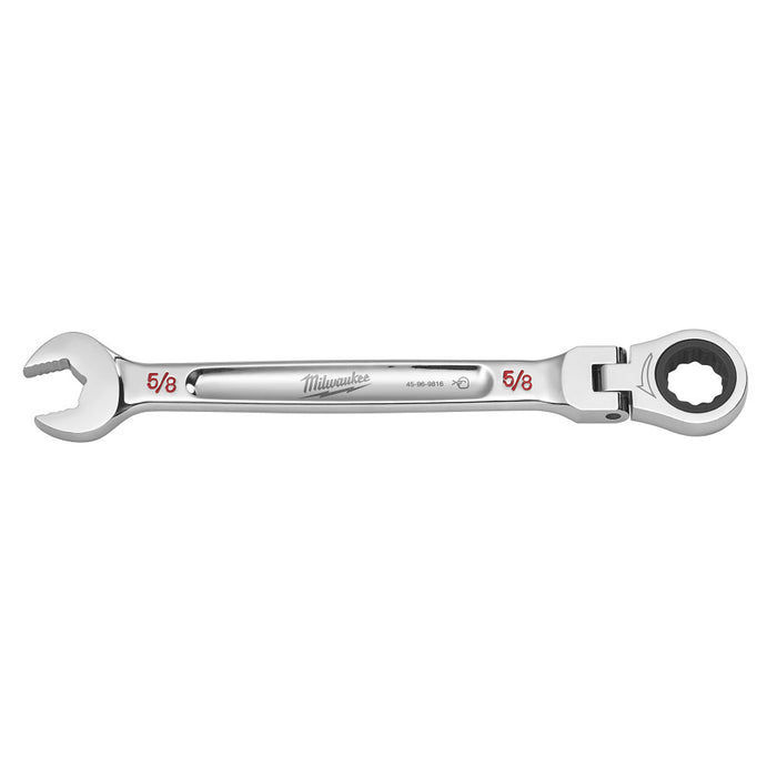 MILWAUKEE Flex Head Ratcheting Combination Wrench - SAE