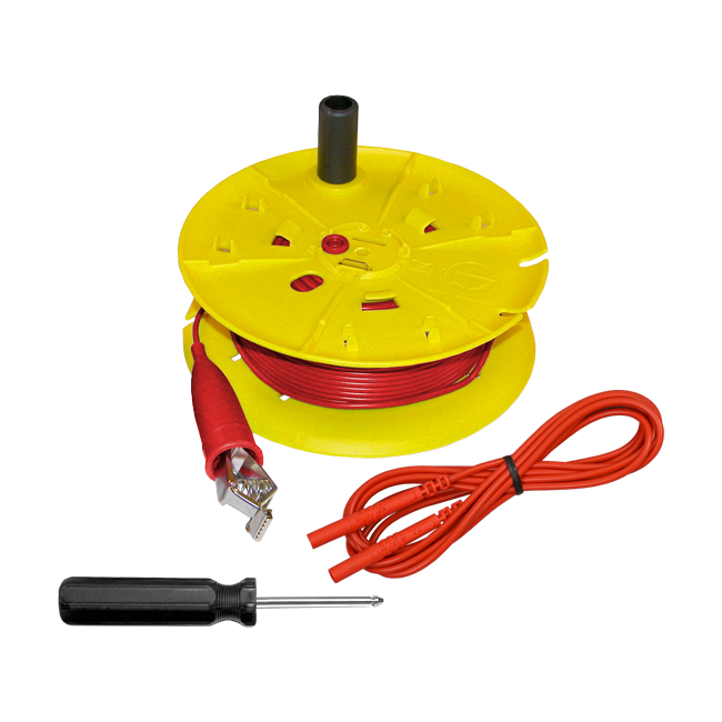 AEMC 5000.04 Red replacement wire (150 ft) on reel for ground resistance tester kits (models 3620, 3640, 4620, 4630, 6422 & 6424)