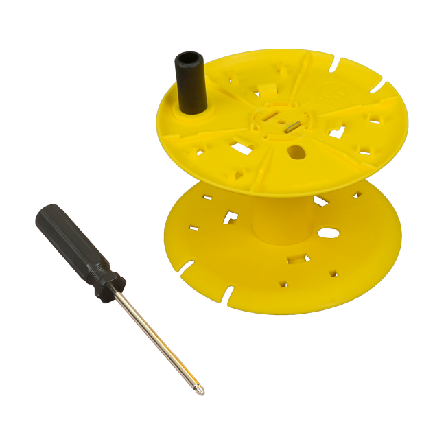 AEMC 5000.18 Empty replacement reel for ground kits (holds up to 500ft of wire) Outer Ø: 7.5" - Inner Ø: 3.75" - Width: 4.56"