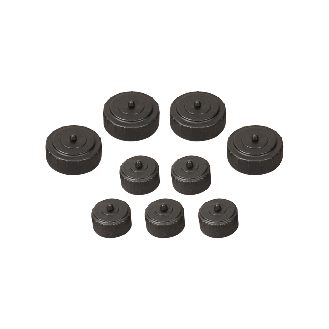 AEMC 5000.67 Caps - replacement caps (set 4-lg, 5-sm) for PowerPad III models 8435, 8436, PEL 105, & PEL 115