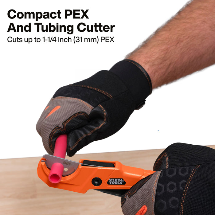 Klein Tools 1-1/4-Inch Compact PEX Pipe and Tubing Cutter