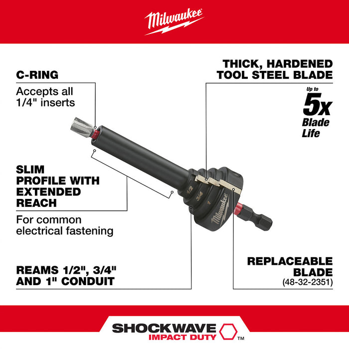 Milwaukee Tools Reaming Bit Holder 48-32-2350
