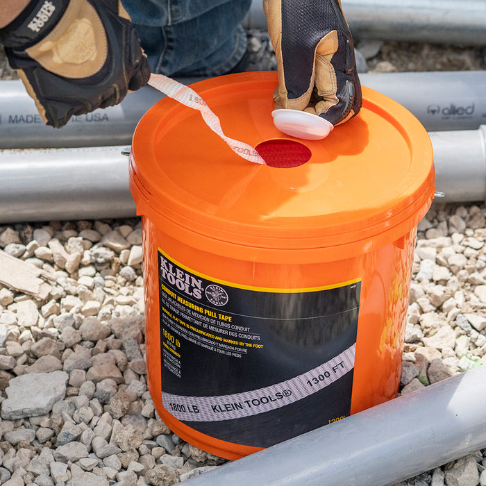 KLEIN TOOLS 2500 lb X 1000' Conduit Measuring Pull Tape