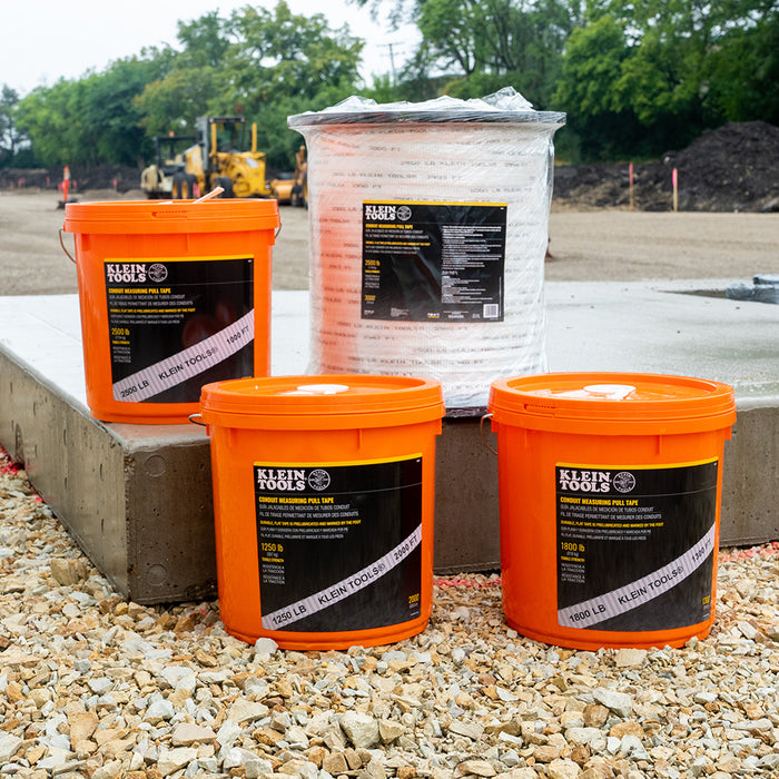 KLEIN TOOLS 2500 lb X 3000' Conduit Measuring Pull Tape