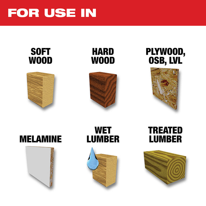 MILWAUKEE 12" 60T Circular Saw Wood Cutting Blade