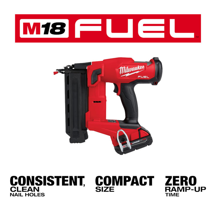 MILWAUKEE M18 FUEL™ 18 Gauge Brad Nailer Kit