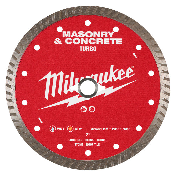 MILWAUKEE Turbo Masonry & Concrete Blades