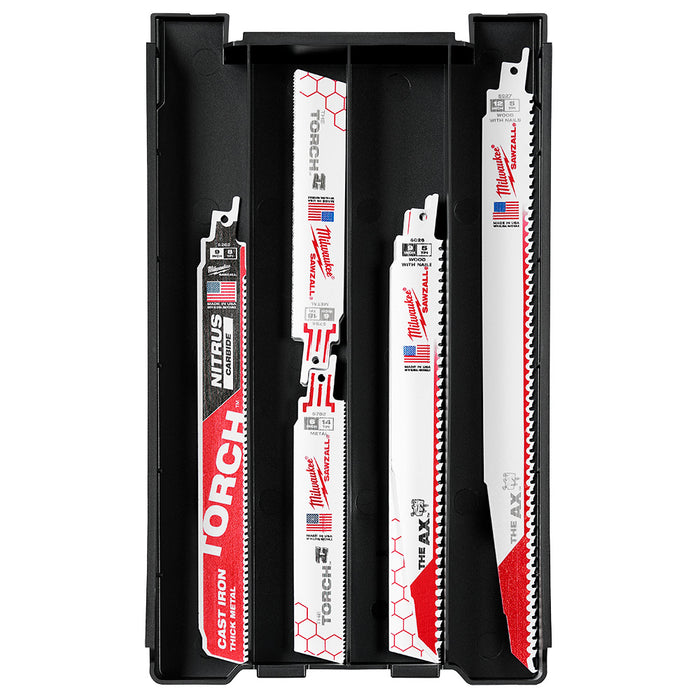 MILWAUKEE 22 PIEZAS. Kit de cuchillas SAWZALL® PACKOUT™