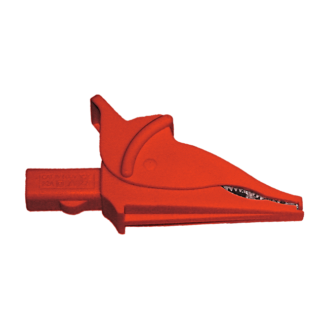 AEMC 5100.00 Clip - Safety alligator - red (1000V CAT IV, 15A, UL V2)