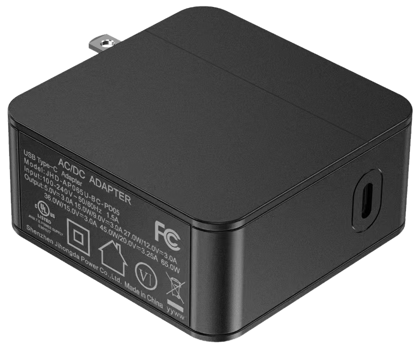 AEMC 5100.25 Adapter - Replacement AC/DC USB Type C Wall Adapter for use with DTR® Model 8511