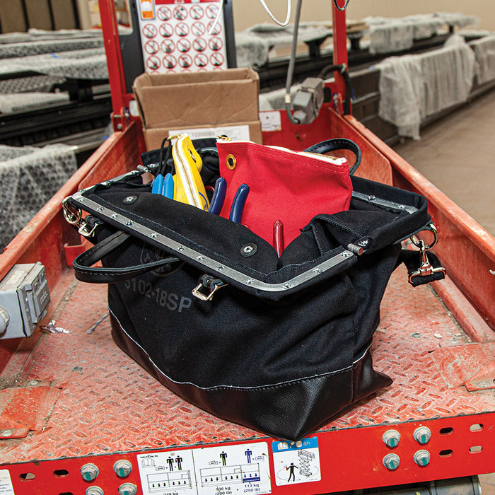 KLEIN TOOLS 18" Deluxe Canvas Tool Bag w/ 13 Pockets