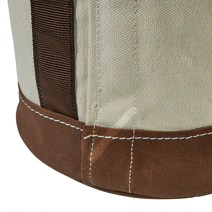 KLEIN TOOLS 12" Leather Bottom Canvas Bucket