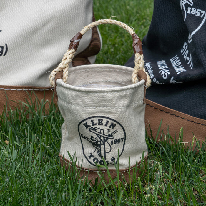 KLEIN TOOLS Leather Bottom Mini Tool Bucket