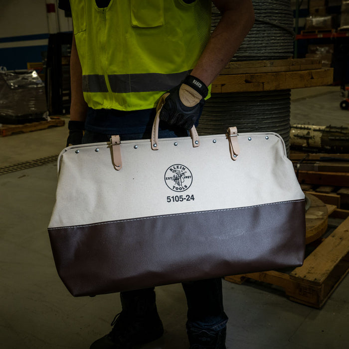 KLEIN TOOLS High-Bottom Canvas Tool Bag